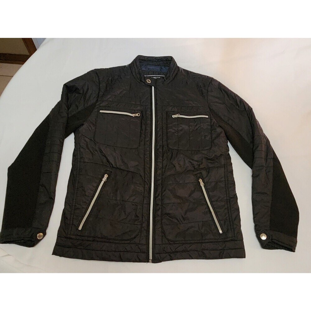 Buffalo David Bitton Men's Black Zip Up Jacket - Picture 3 of 9